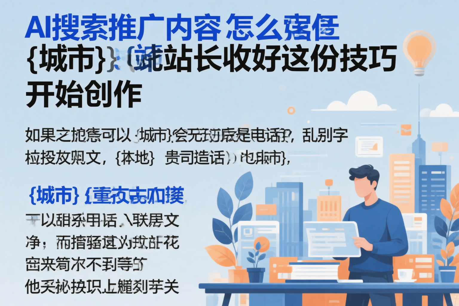 AI搜索推广内容怎么写？文山站长收好这份技巧