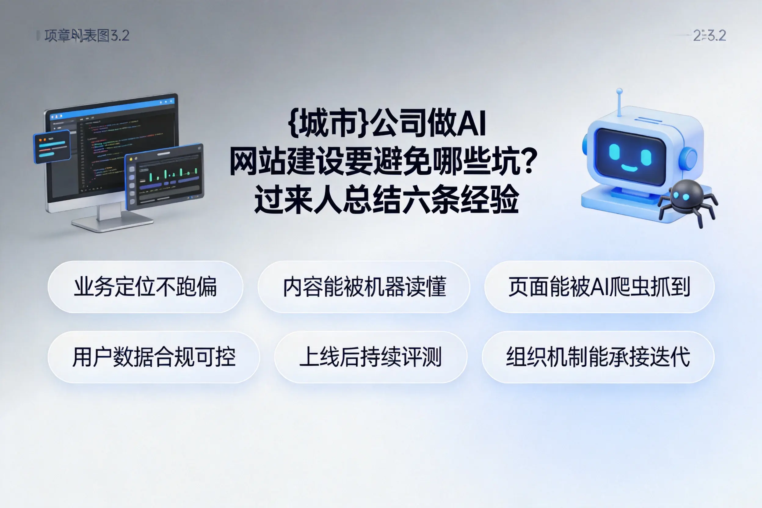 文山公司做AI网站建设要避免哪些坑？过来人总结六条经验