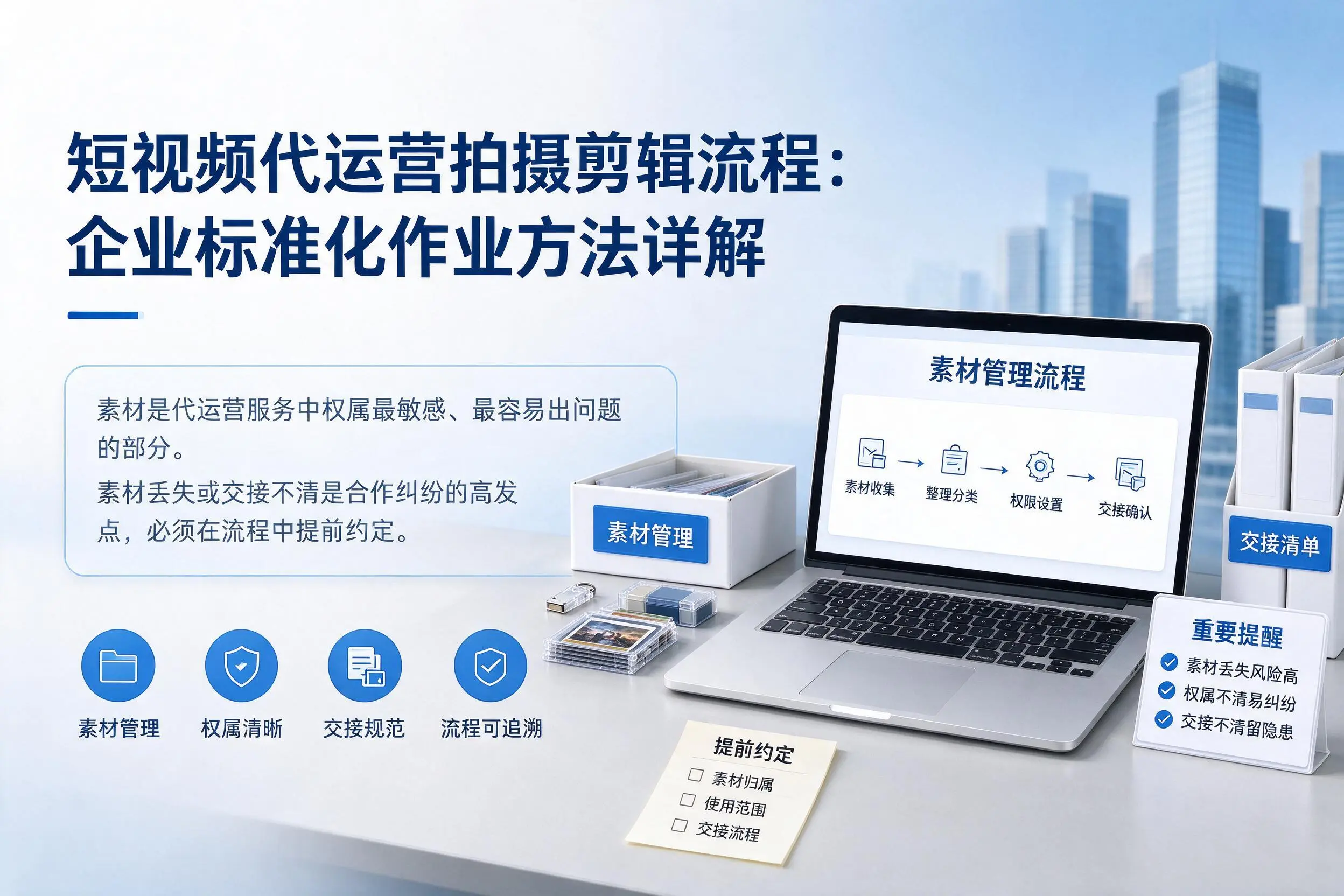 短视频代运营拍摄剪辑流程：文山企业标准化作业方法详解