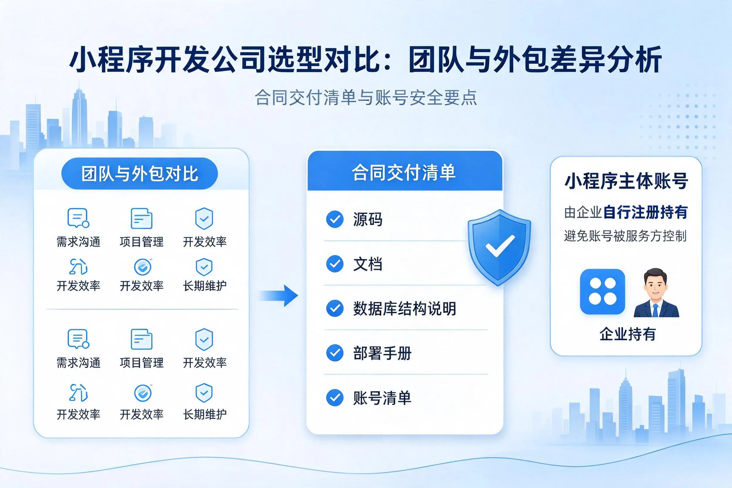 文山小程序开发公司选型对比:团队与外包差异分析