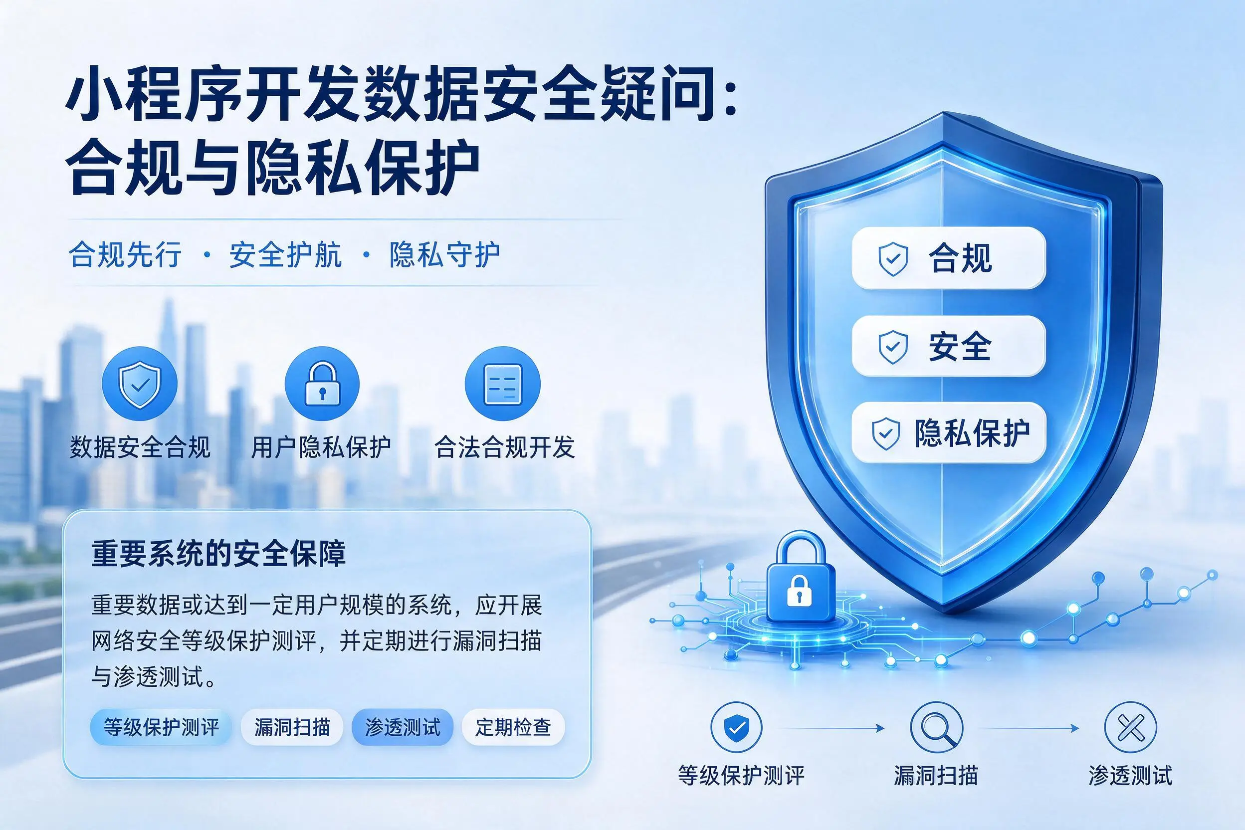文山小程序开发数据安全疑问:合规与隐私保护