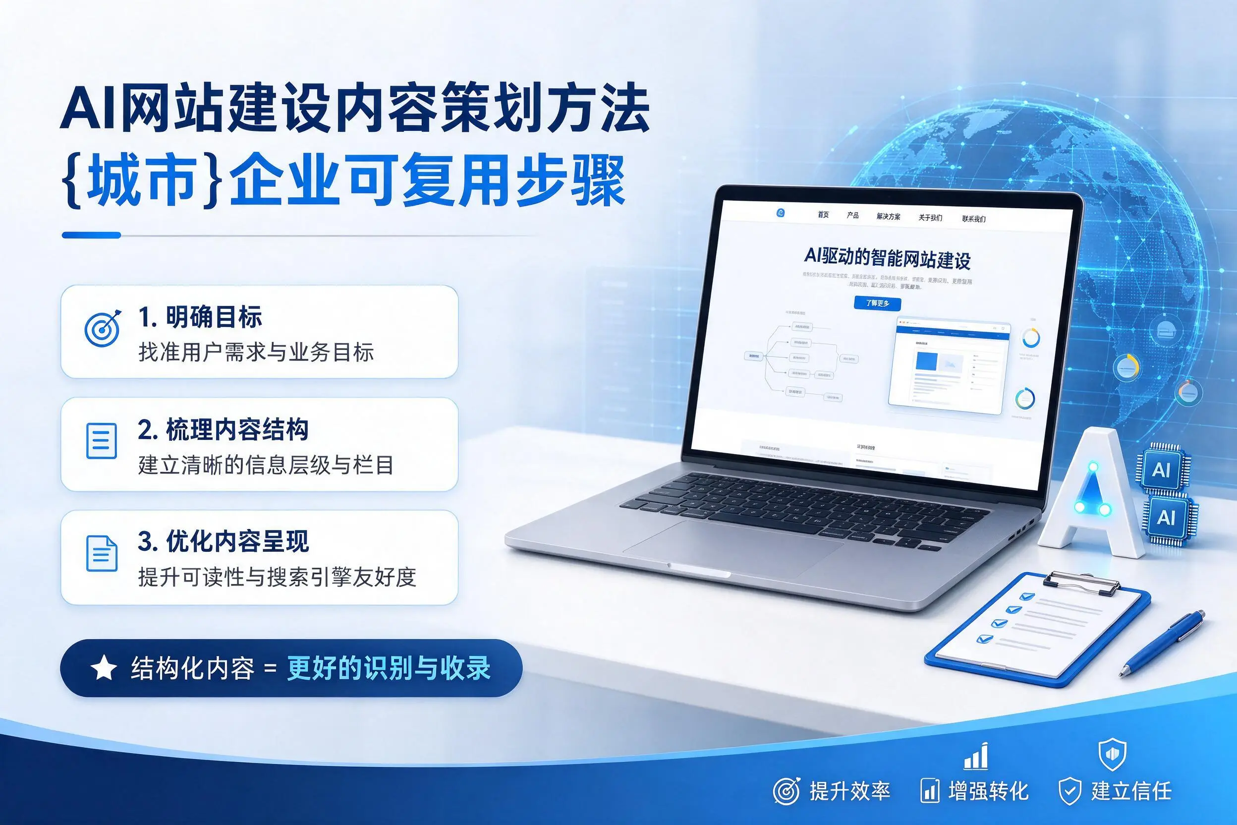 AI网站建设内容策划方法,文山企业可复用步骤