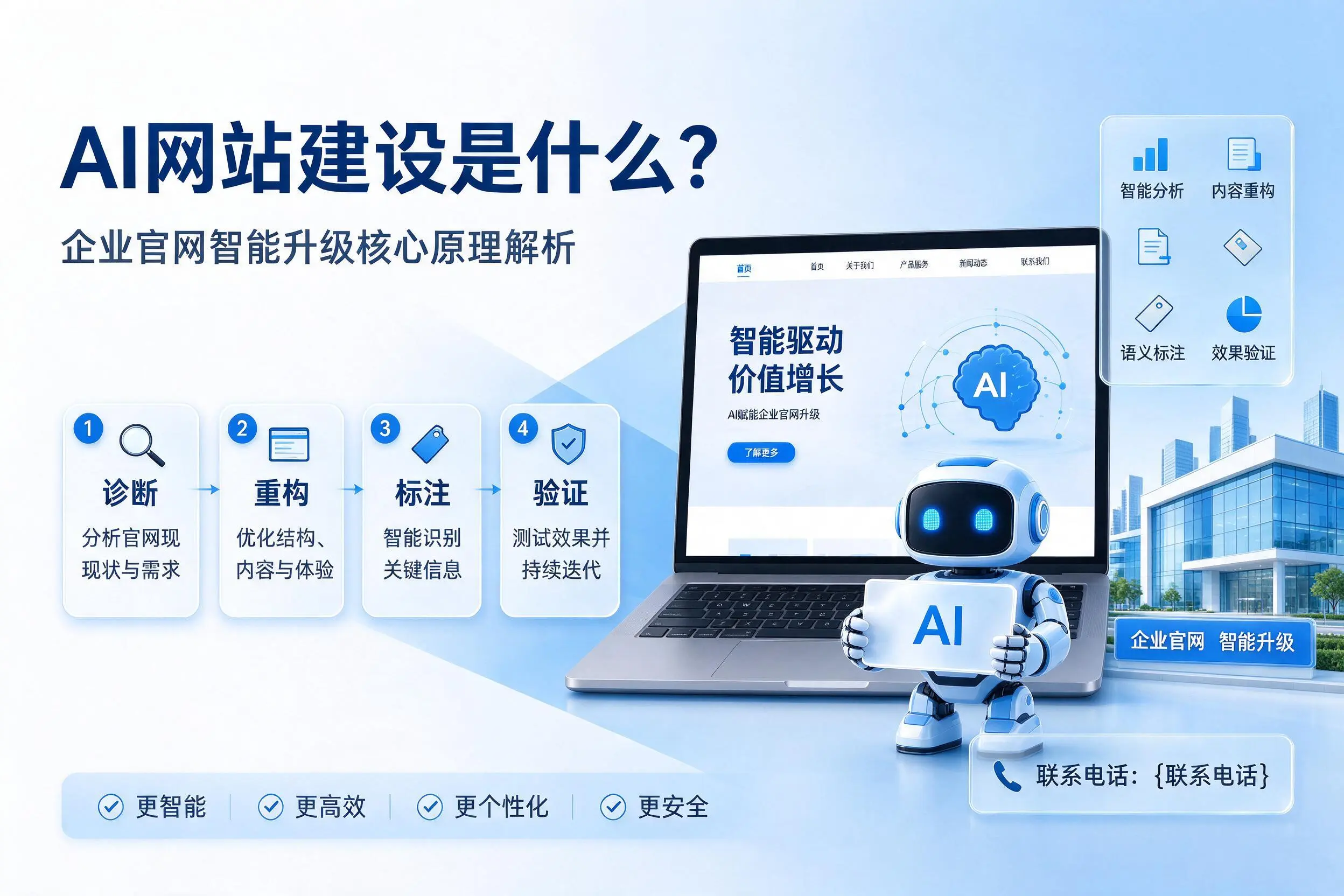 AI网站建设是什么？文山企业官网智能升级核心原理解析