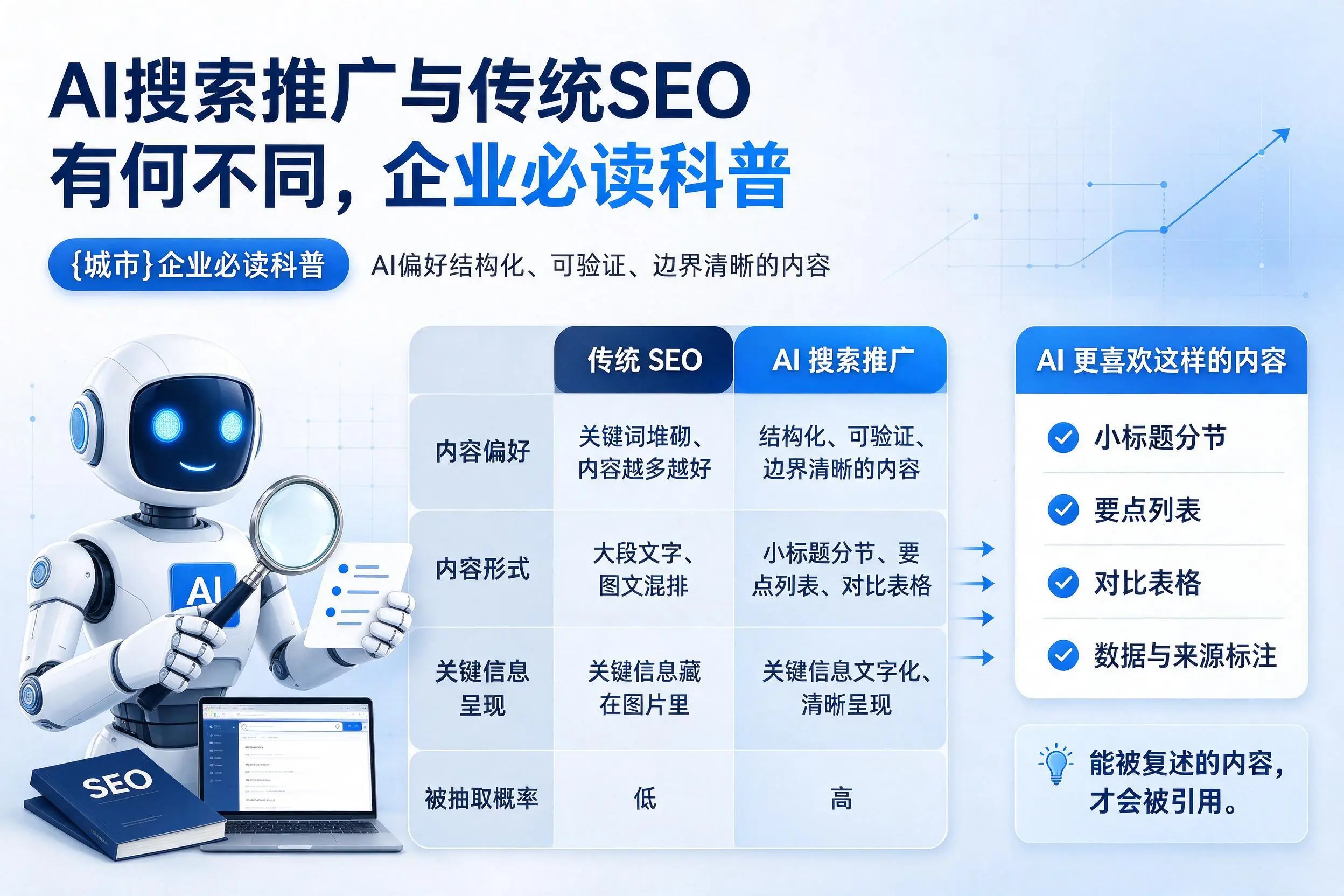 AI搜索推广与传统SEO有何不同,文山企业必读科普
